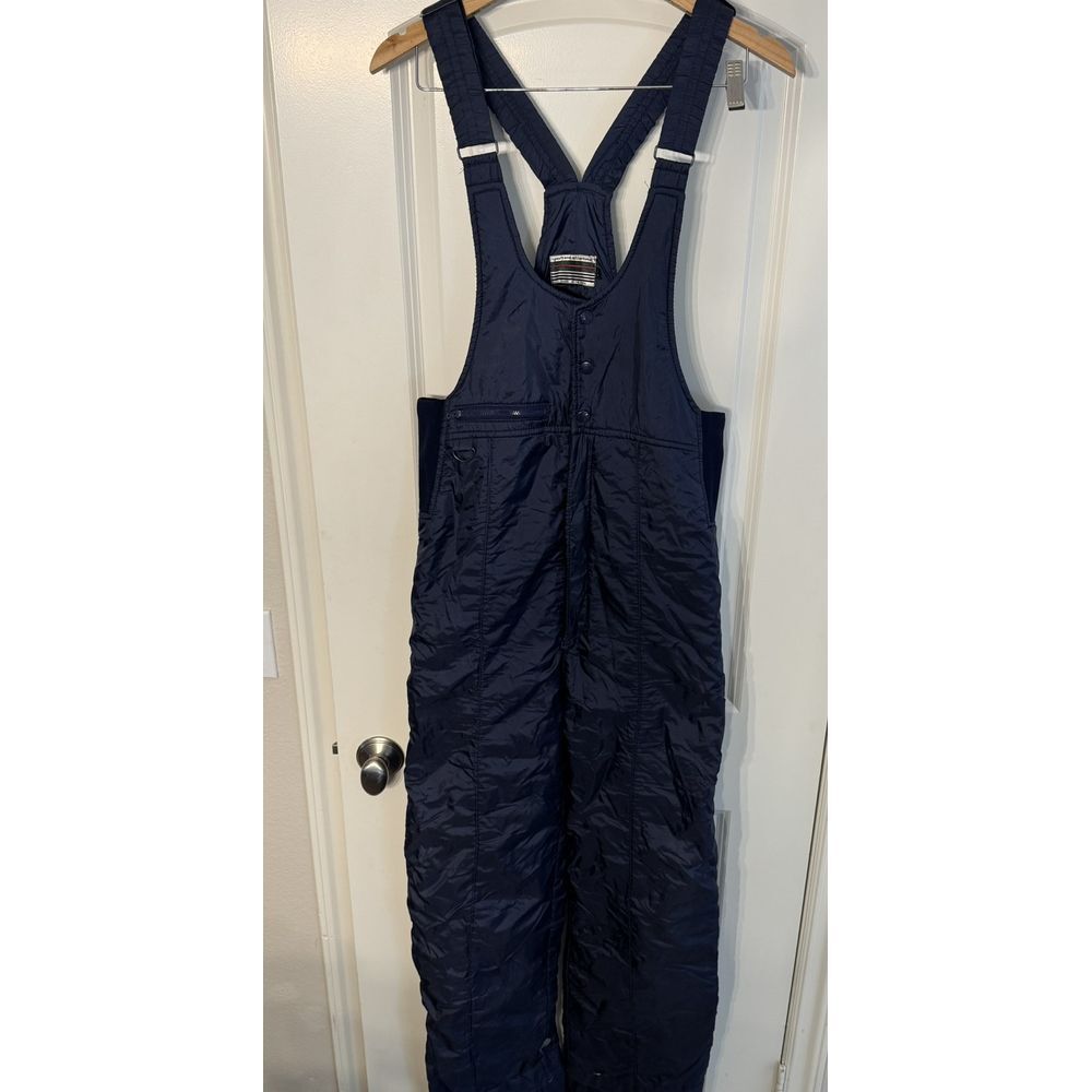 Women's Snow Bib Navy Size Medium Tall Sportime‎ Actionwear